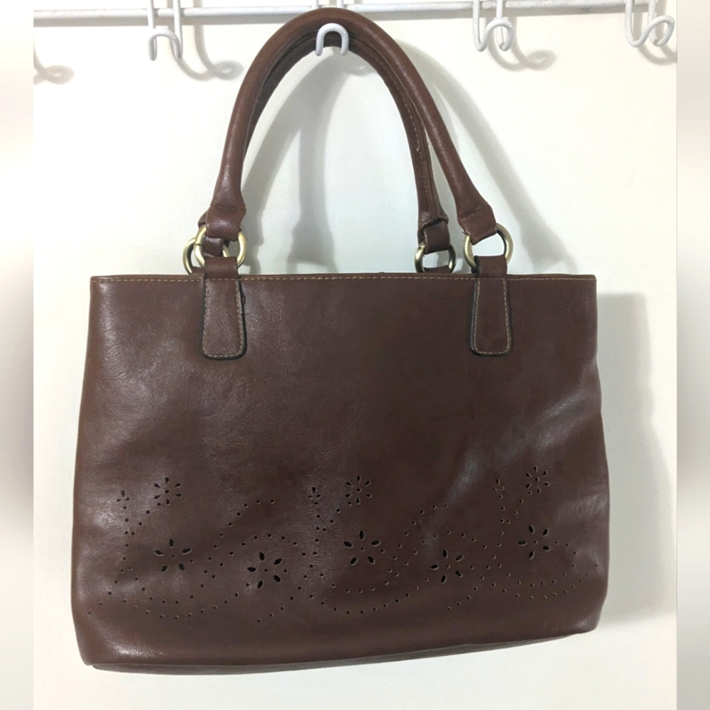 Camel brown boutique handbag